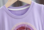 Pre Order :  Rainbow Sequin Dress (Purple )
