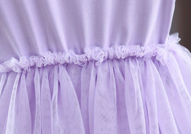 Pre Order :  Rainbow Sequin Dress (Purple )