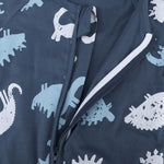 Pre-Order : Zippy Romper Short Sleeves Jumpsuit - Design 17