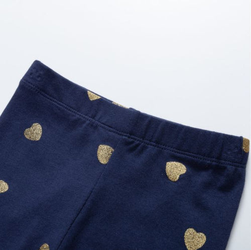 Pre-Order : Golden Heart Leggings