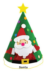 READY STOCK : FELT CHRISTMAS 3D HAT DIY KIT (4 designs available)