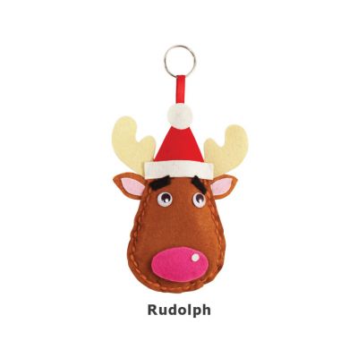 READY STOCK : FELT CHRISTMAS PLUSHIE DIY KIT (4 DESIGNS AVAILABLE)