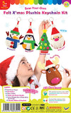 READY STOCK : FELT CHRISTMAS PLUSHIE DIY KIT (4 DESIGNS AVAILABLE)