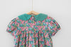 Pre Order :  Floral Cotton Dress (Turquoise )