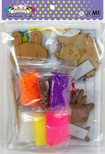 READY STOCK : FOAM CLAY MAGNET DIY KIT (4in1-Starfish,Dolphin,Turtle,Clownfish)
