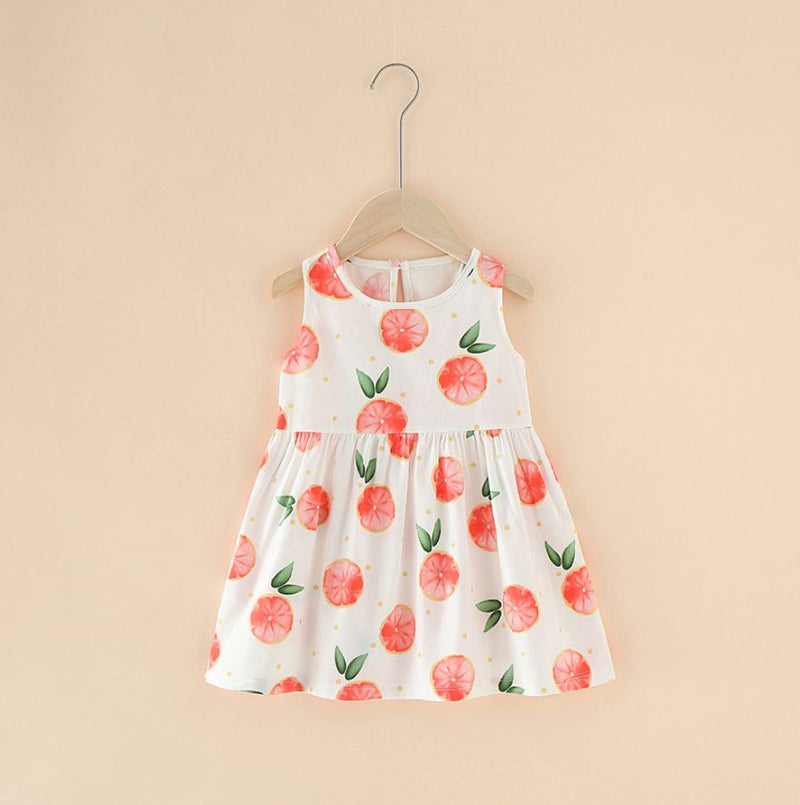 Pre Order :  Grapefruit Cotton Dress