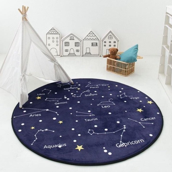 PRE ORDER : PREMIUM VELVET NURSERY MAT (DESIGN 16)