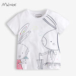 Ready Stock : Mom and Baby Bunny Short Sleeve T-Shirt