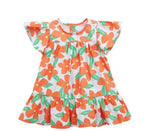Ready Stock : Orange Blossom Dress