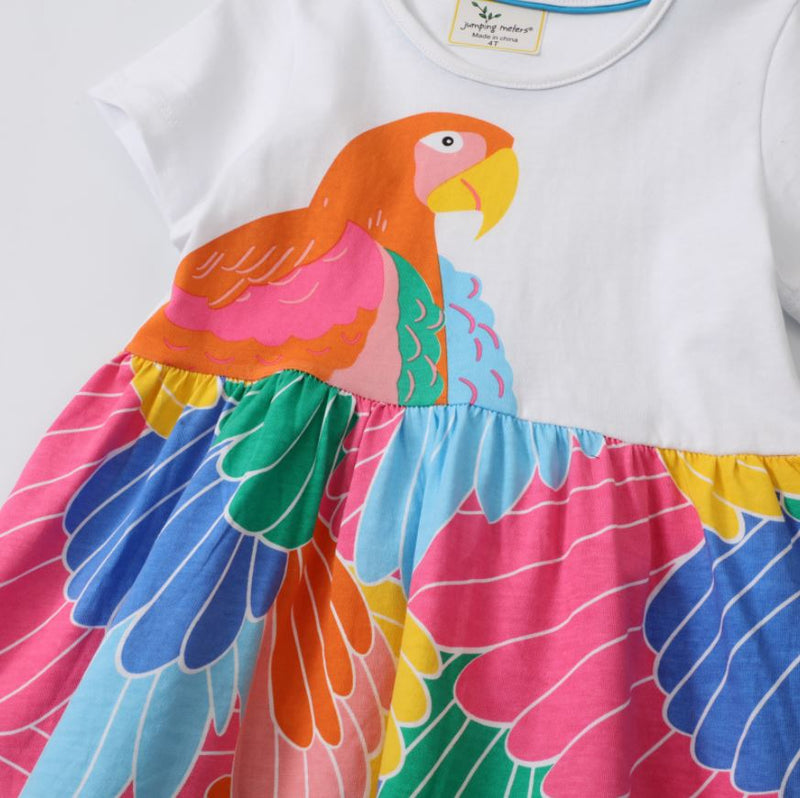 Pre-Order :Colourful Parrot Dress