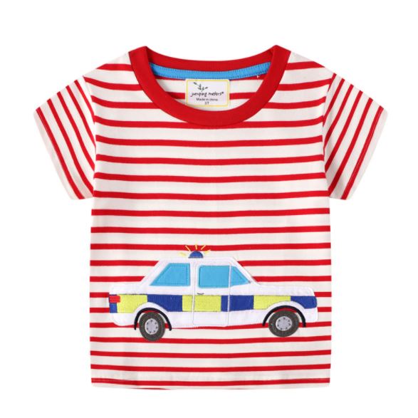 Pre-Order : Police Car Short Sleeve T-Shirt