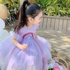 Pre Order :  Rainbow Sequin Dress (Purple )
