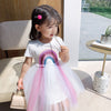 Pre Order :  Rainbow Sequin Dress (White )