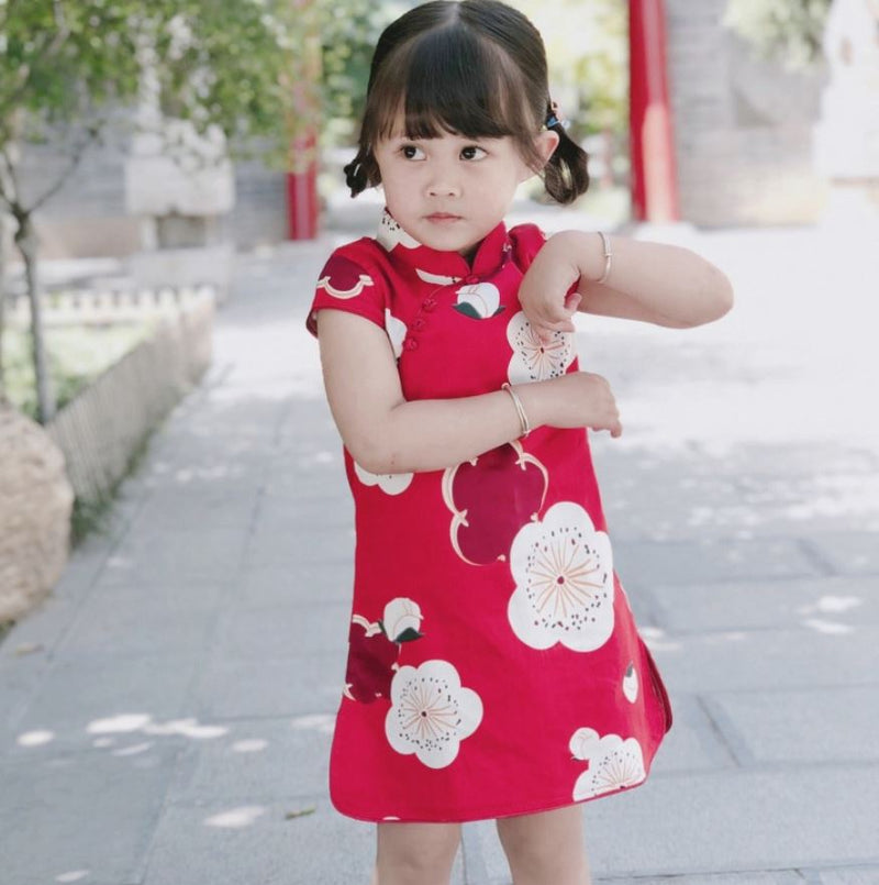 Pre-Order : Blossom Mother Daughter Matching Cheongsam