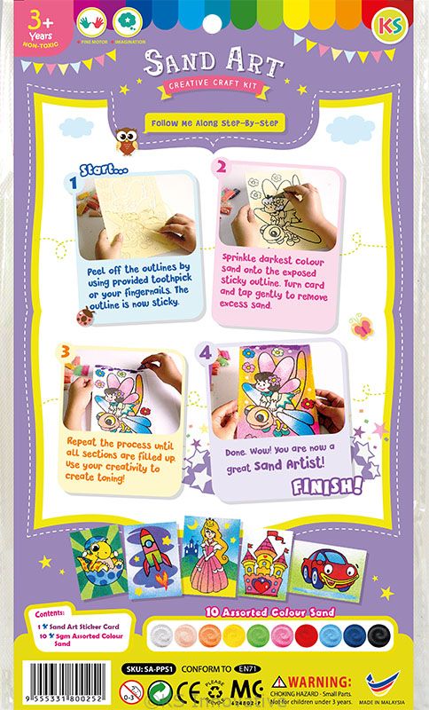 READY STOCK : SAND ART DIY KIT (Various Design)