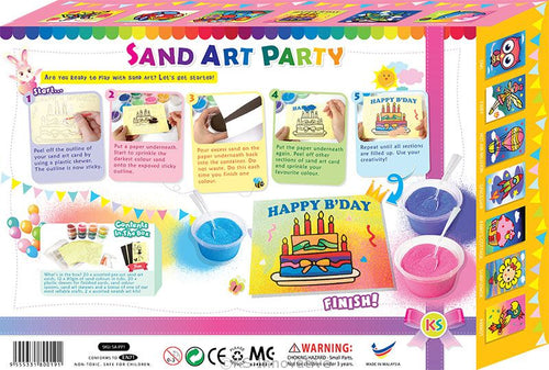 READY STOCK : SAND ART PARTY PACK DELUXE BOX