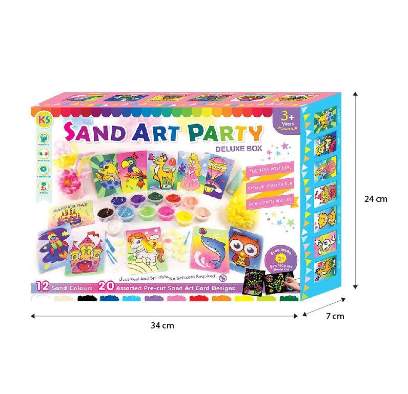 READY STOCK : SAND ART PARTY PACK DELUXE BOX