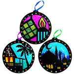 READY STOCK : HARI RAYA STAIN GLASS ART KITS (3 in 1)