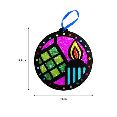 READY STOCK : HARI RAYA STAIN GLASS ART KITS (3 in 1)