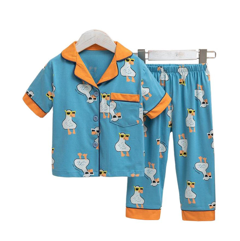 Pre-Order : Quack Quack Duck Collar Pajamas Set