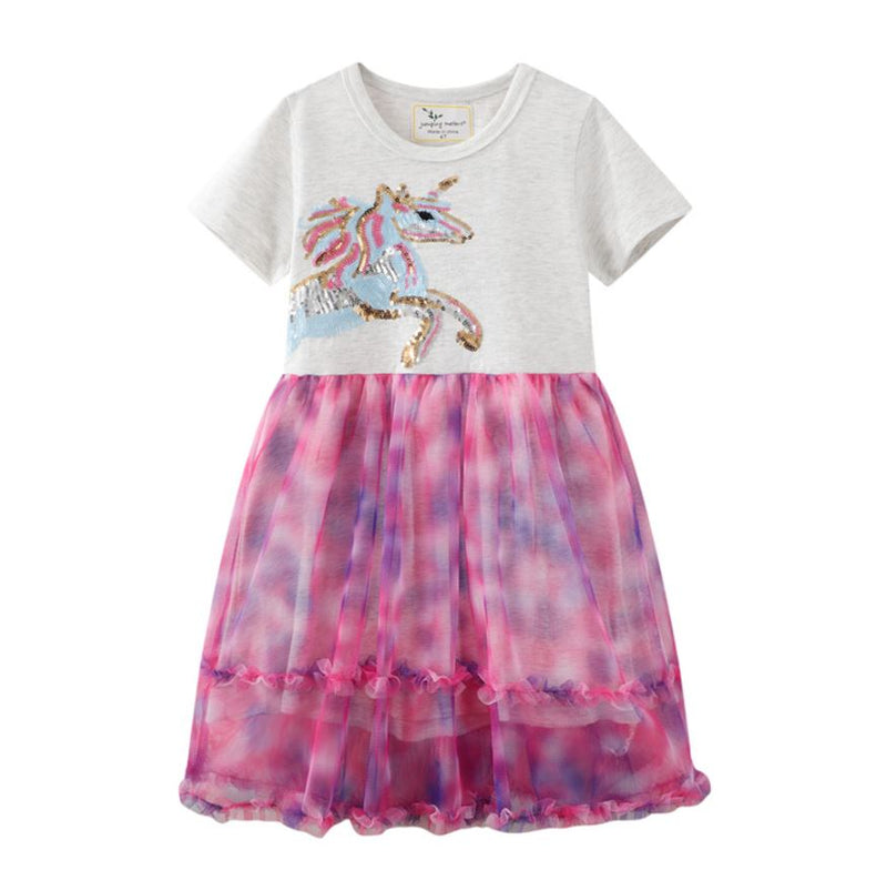 Pre-Order : Dreamy Sequin Unicorn Dress