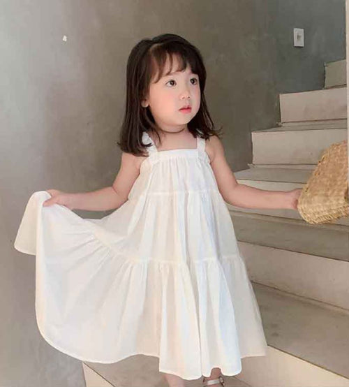 Ready Stock :Summer White Dress